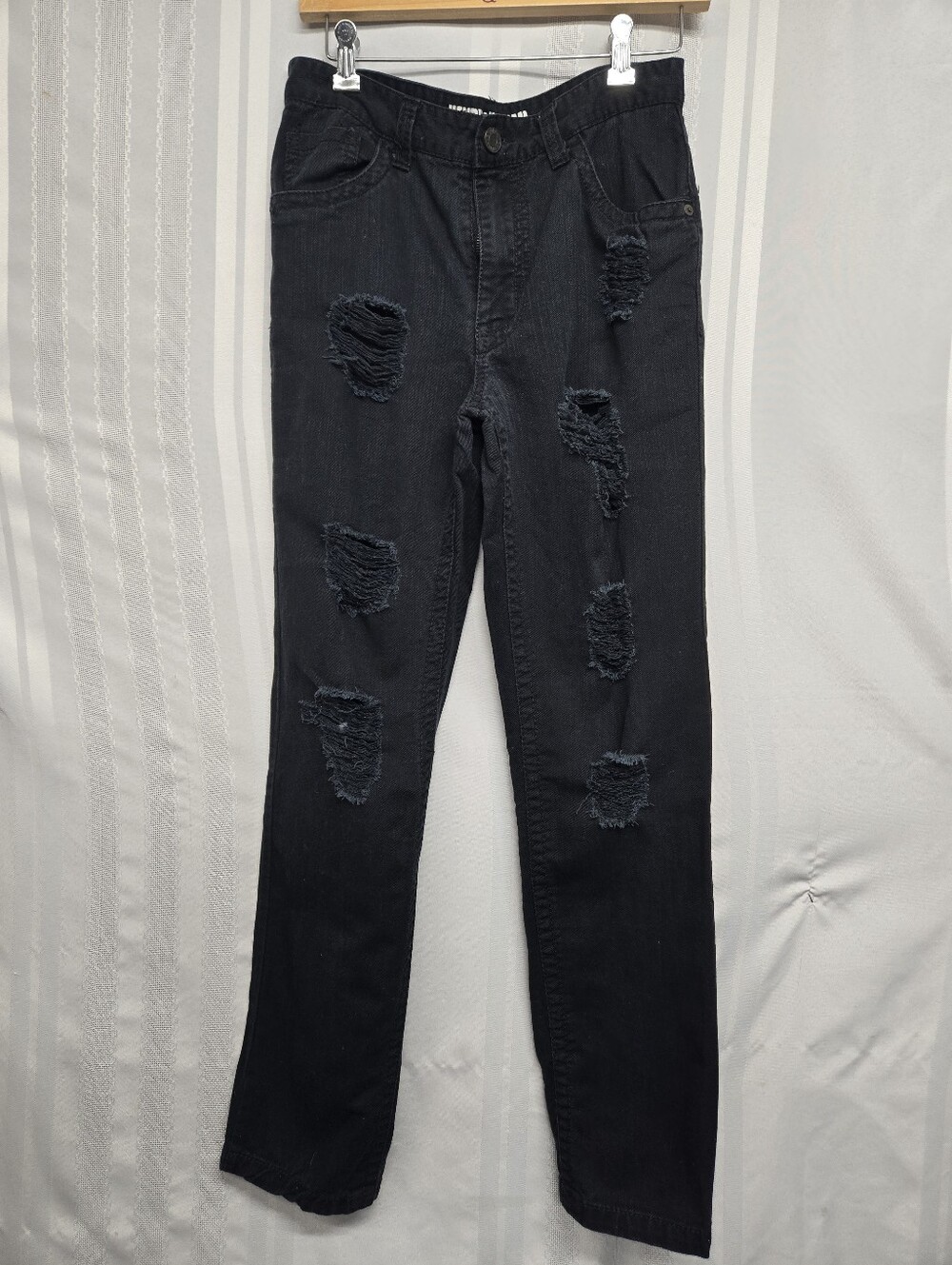 HENRY WILLIAM NEW YORK BLACK JEANS SIZE W18